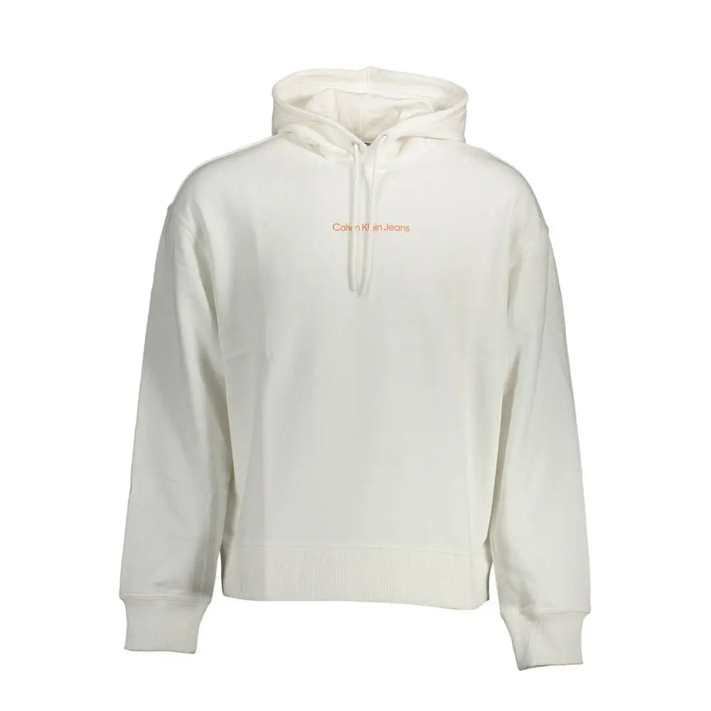 Calvin Klein Weißer Baumwollpullover für Männer Calvin Klein