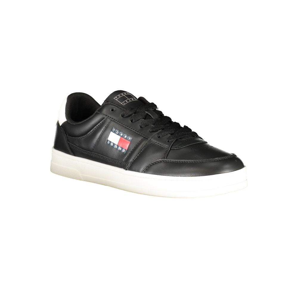 Tommy Hilfiger Schwarzer Polyester-Sneaker