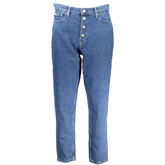 Calvin Klein Blaue Baumwoll-Jeans aus Denim
