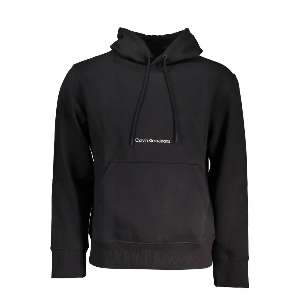 Calvin Klein Schwarzer Baumwollpullover für Männer Calvin Klein