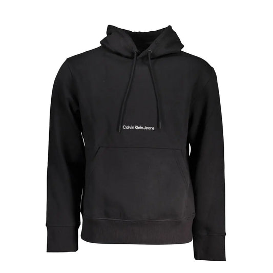 Calvin Klein Schwarzer Baumwollpullover für Männer Calvin Klein