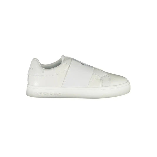 Calvin Klein Weißes Leder Damen Sneaker Calvin Klein