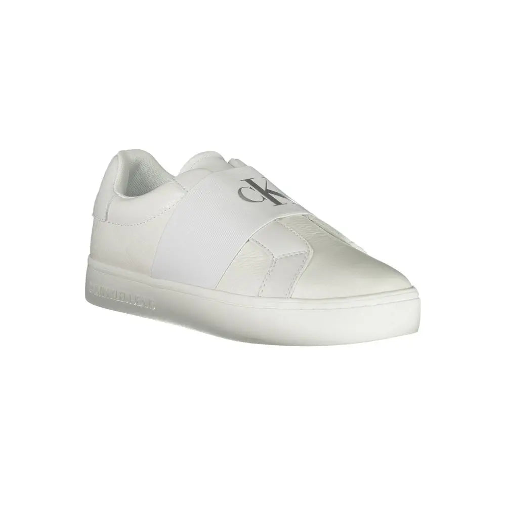 Calvin Klein Weißes Leder Damen Sneaker Calvin Klein
