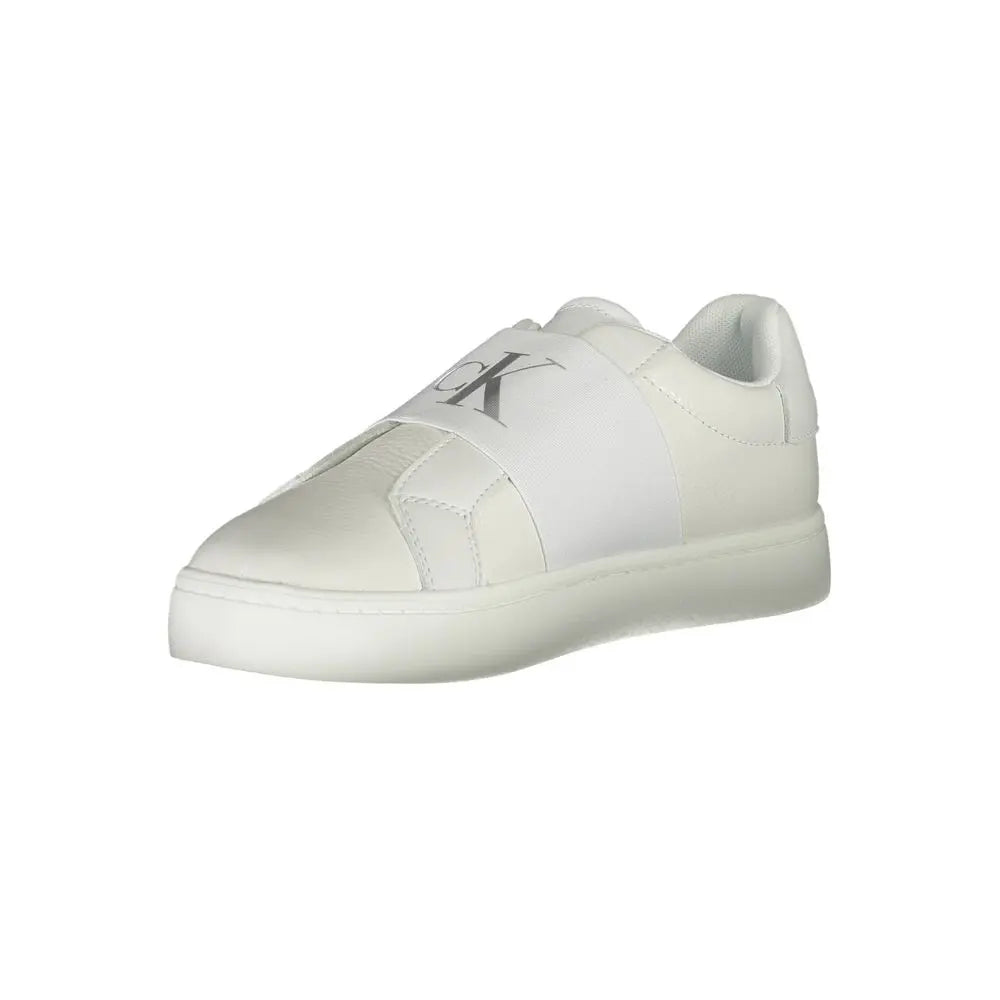 Calvin Klein Weißes Leder Damen Sneaker Calvin Klein