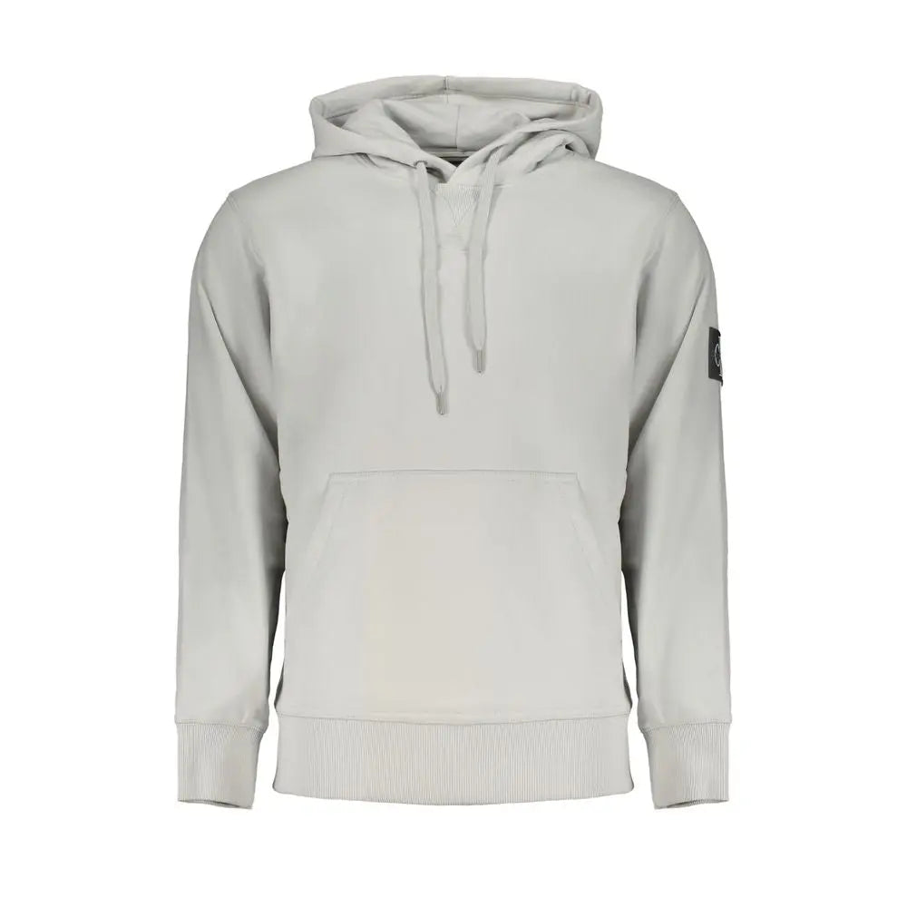 Calvin Klein Grauer Baumwollpullover für Männer Calvin Klein