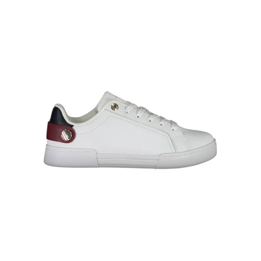 Tommy Hilfiger Weißes Polyethylen Damen Sneaker Tommy Hilfiger