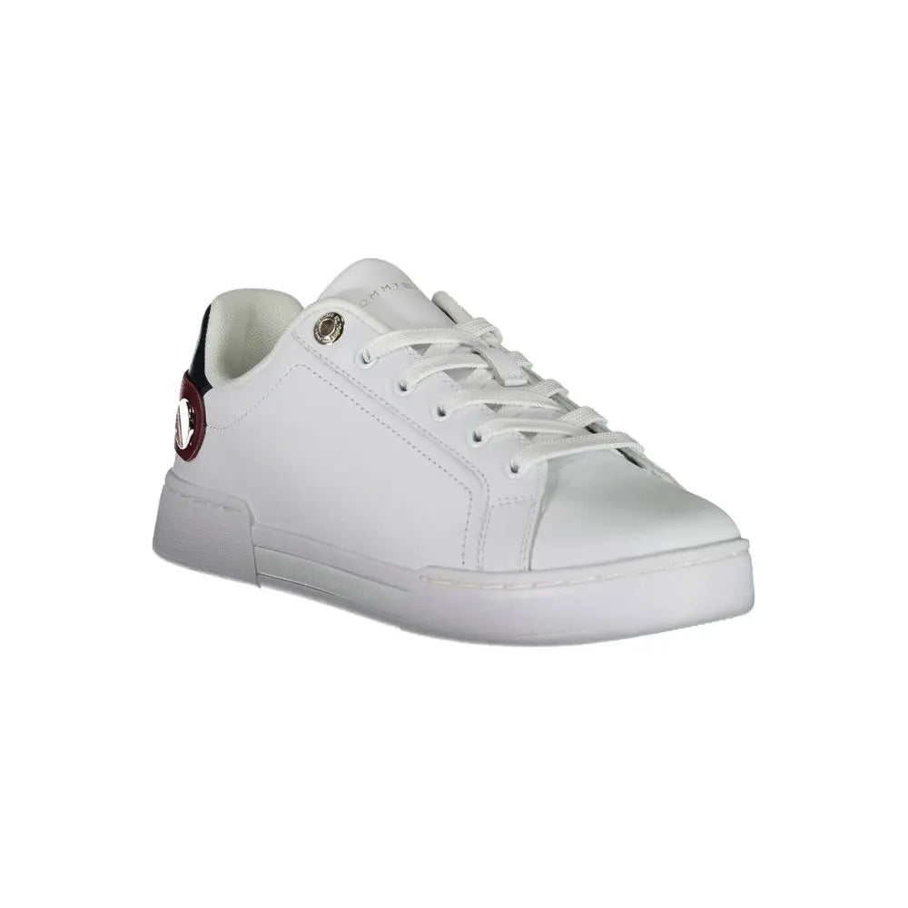 Tommy Hilfiger Weißes Polyethylen Damen Sneaker Tommy Hilfiger