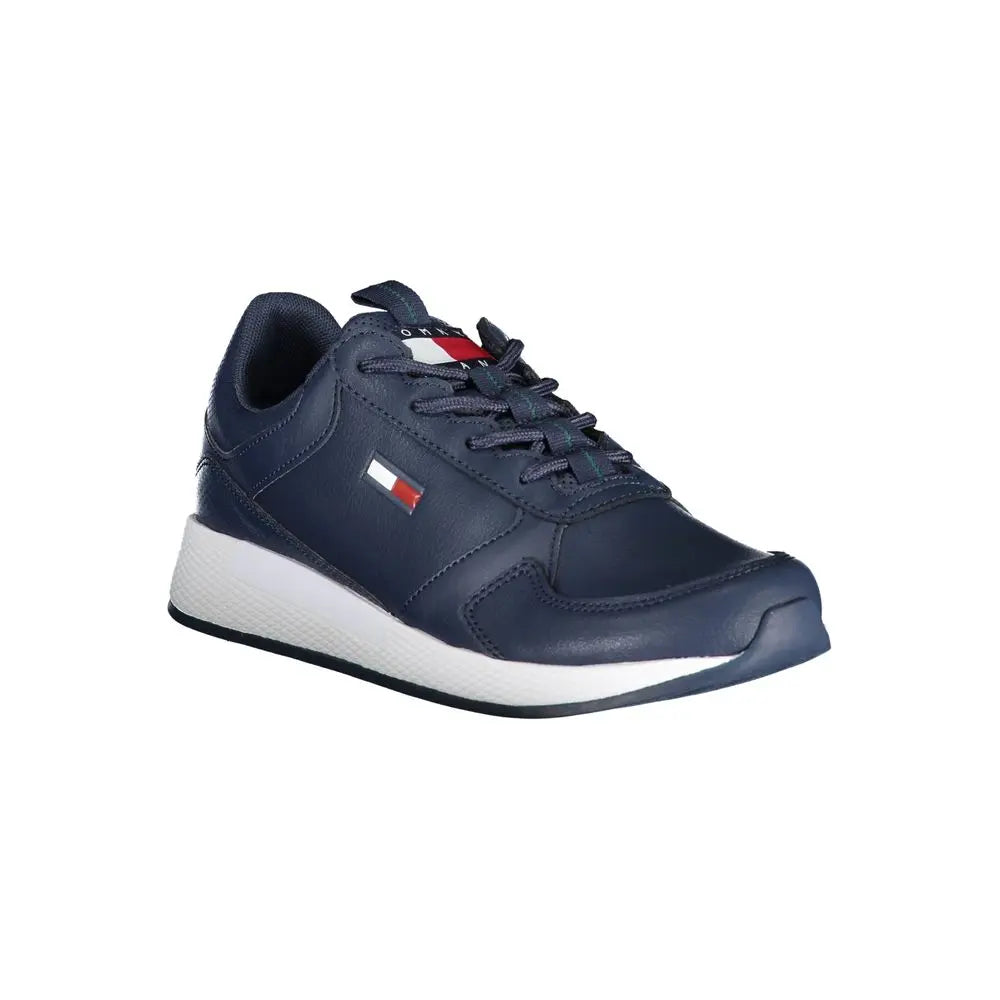 Tommy Hilfiger Blaue Polyethylen Herren Sneaker Tommy Hilfiger