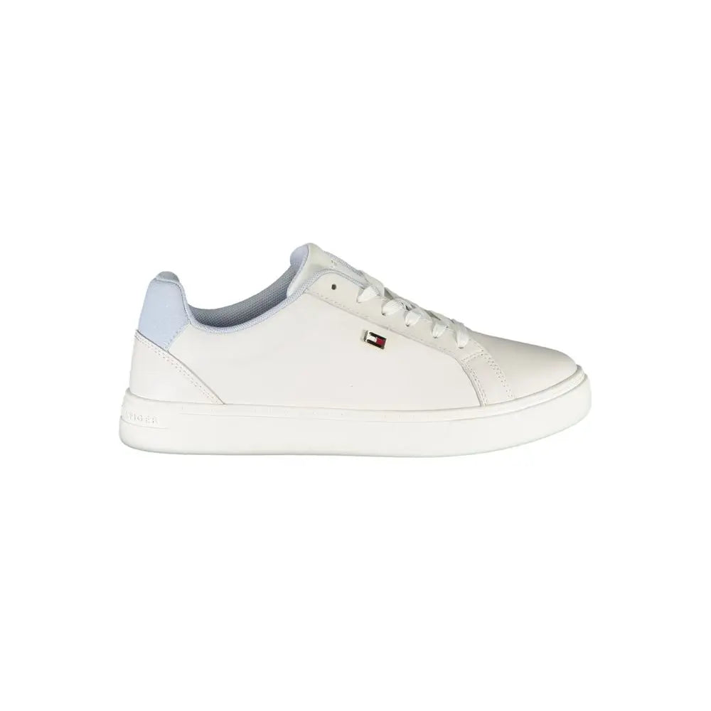 Tommy Hilfiger Sneaker aus weißem Polyester Tommy Hilfiger