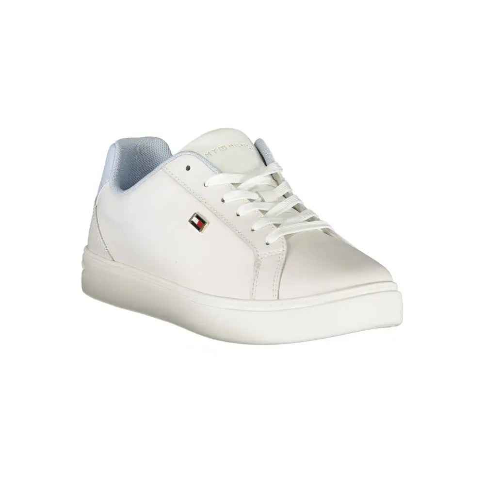 Tommy Hilfiger Sneaker aus weißem Polyester Tommy Hilfiger