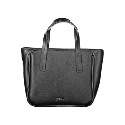 Calvin Klein Schwarze Polyester-Handtasche