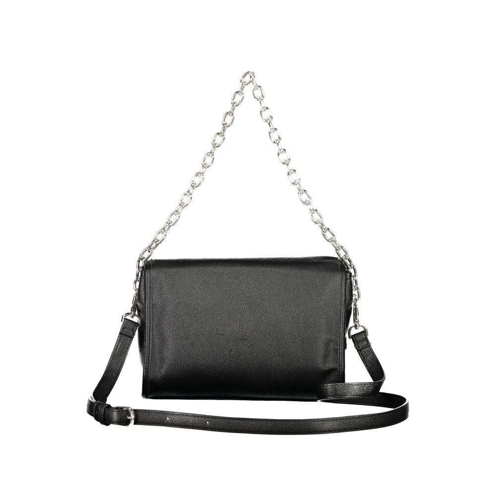 Mario Valentino Schwarze Polyethylen-Handtasche