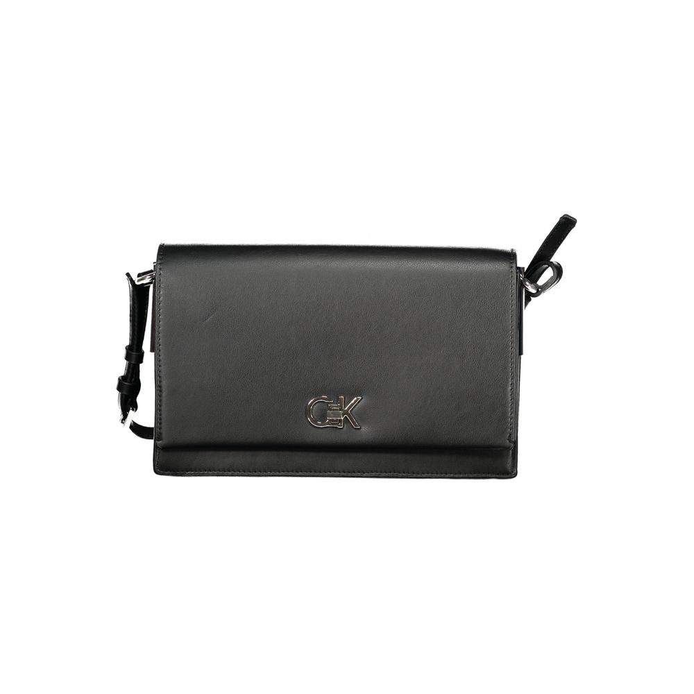 Calvin Klein Schwarze Polyester-Handtasche