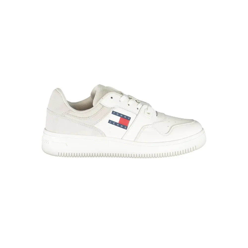 Tommy Hilfiger Sneaker aus weißem Polyester Tommy Hilfiger