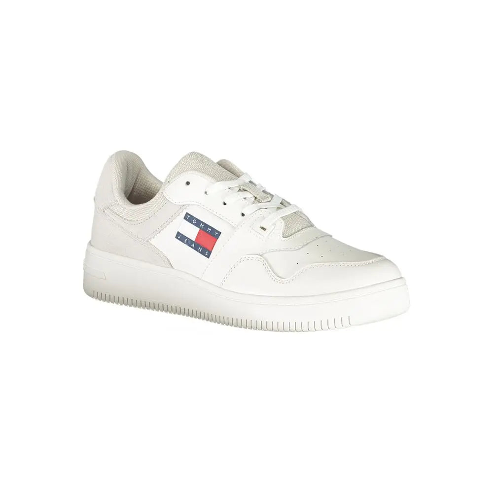 Tommy Hilfiger Sneaker aus weißem Polyester Tommy Hilfiger