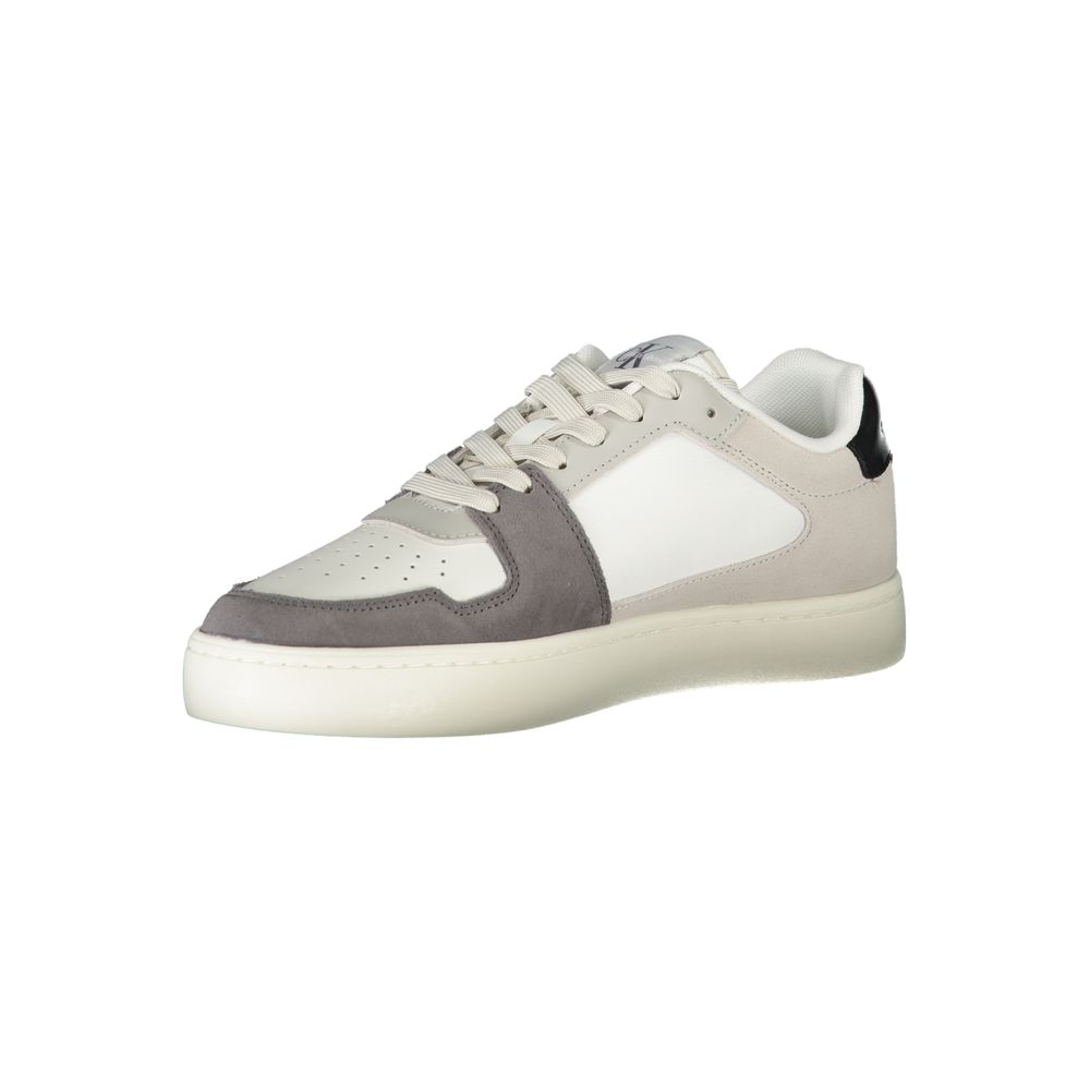 Calvin Klein Weißer Polyester-Sneaker