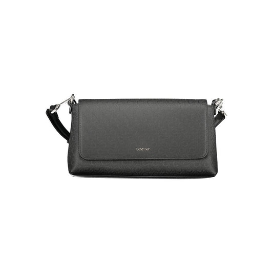 Calvin Klein Schwarze Polyester-Handtasche