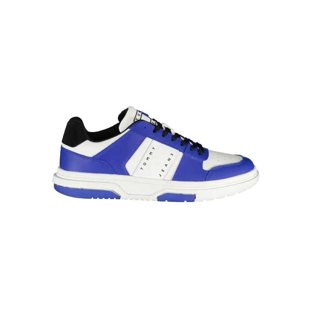 Tommy Hilfiger Blaue Polyethylen Herren Sneaker Tommy Hilfiger