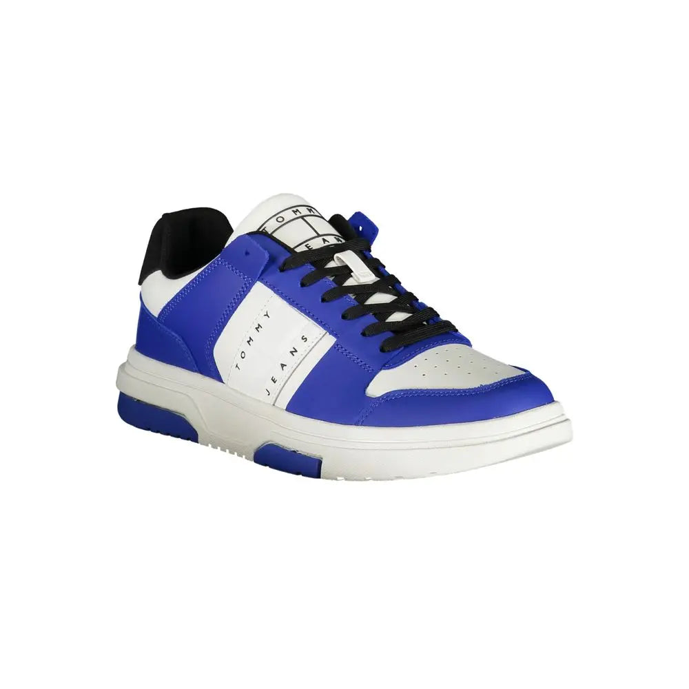 Tommy Hilfiger Blaue Polyethylen Herren Sneaker Tommy Hilfiger