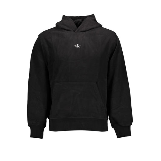 Calvin Klein Baumwoll-Sweatshirt in Schwarz