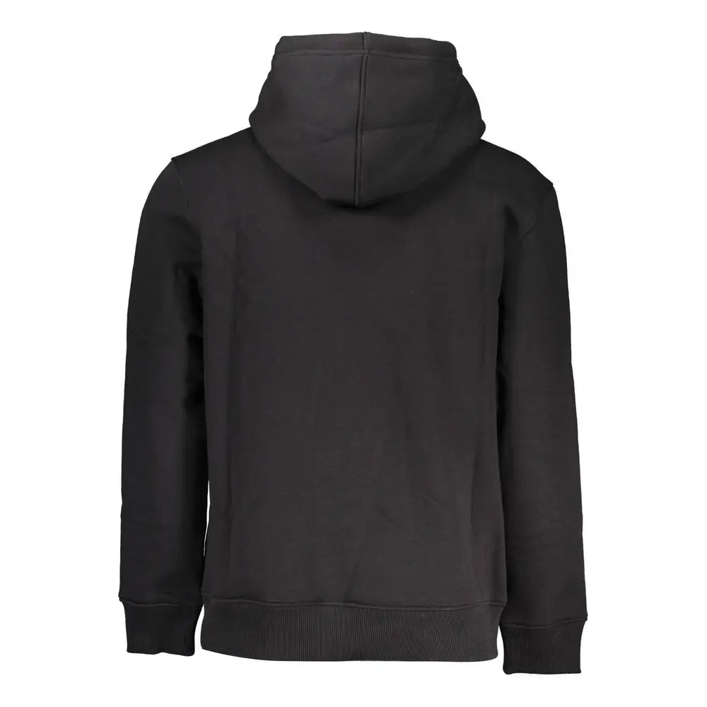 Calvin Klein Schwarzer Baumwoll-Sweater Hoodie für Männer Calvin Klein