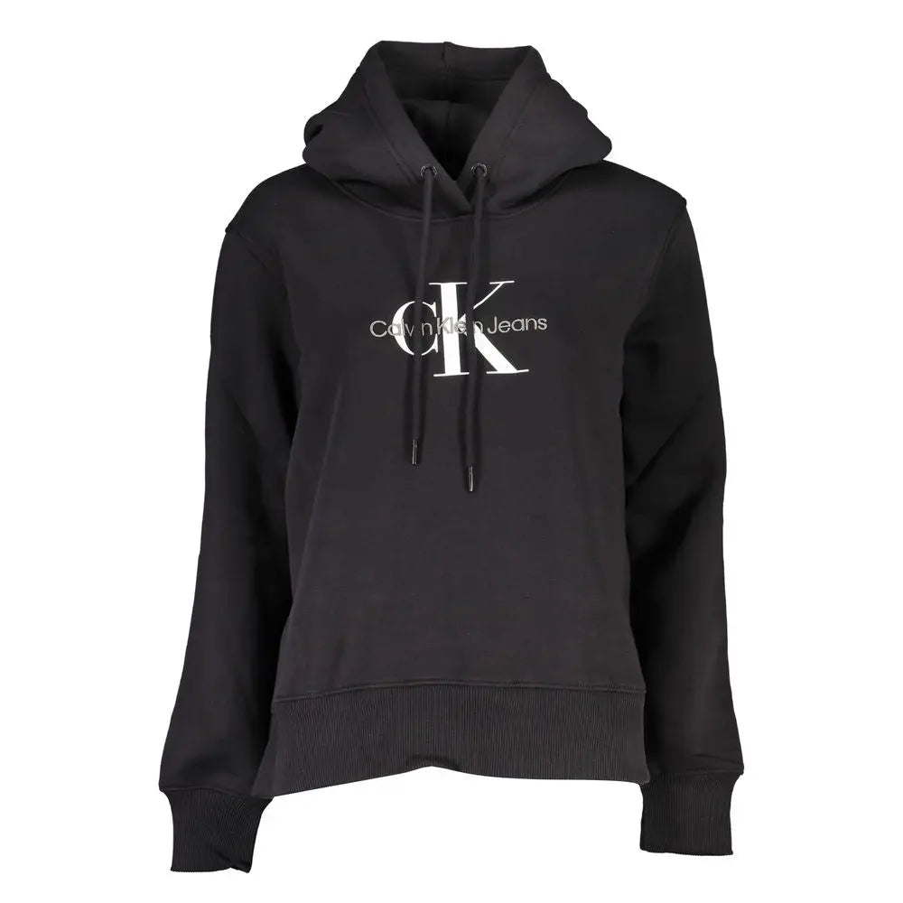 Calvin Klein Schwarzer Baumwollpullover für Frauen Calvin Klein