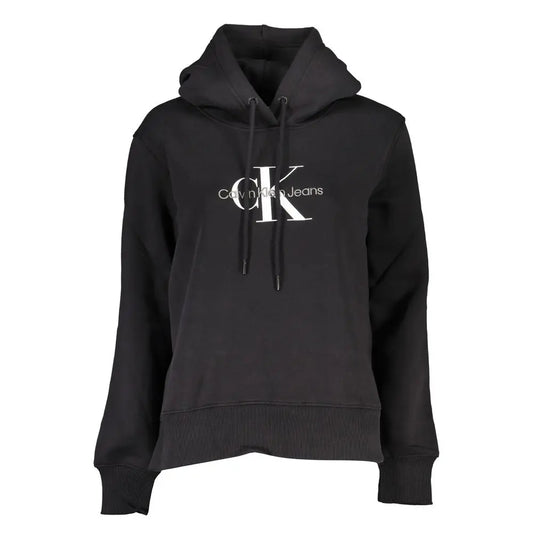 Calvin Klein Schwarzer Baumwollpullover für Frauen Calvin Klein