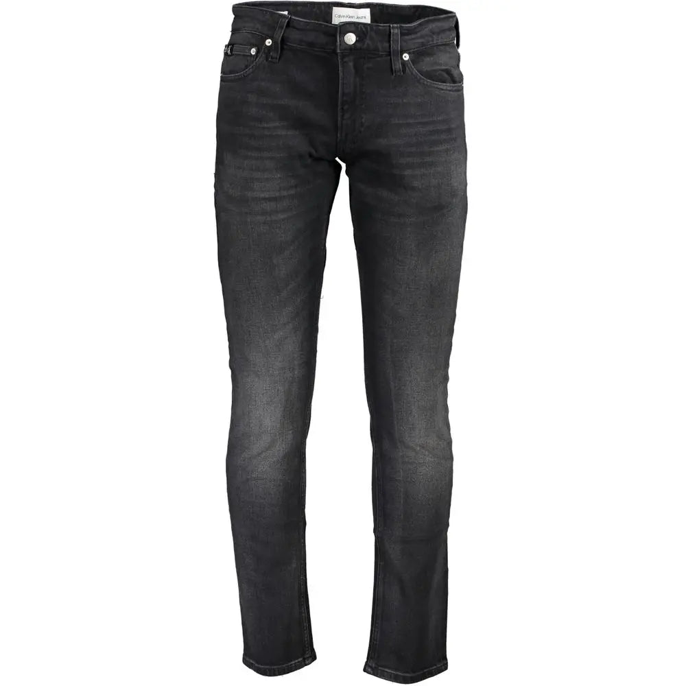 Calvin Klein Schwarz Baumwolle Männer Jeans Calvin Klein