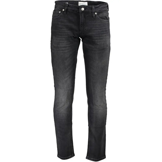 Calvin Klein Schwarz Baumwolle Männer Jeans Calvin Klein