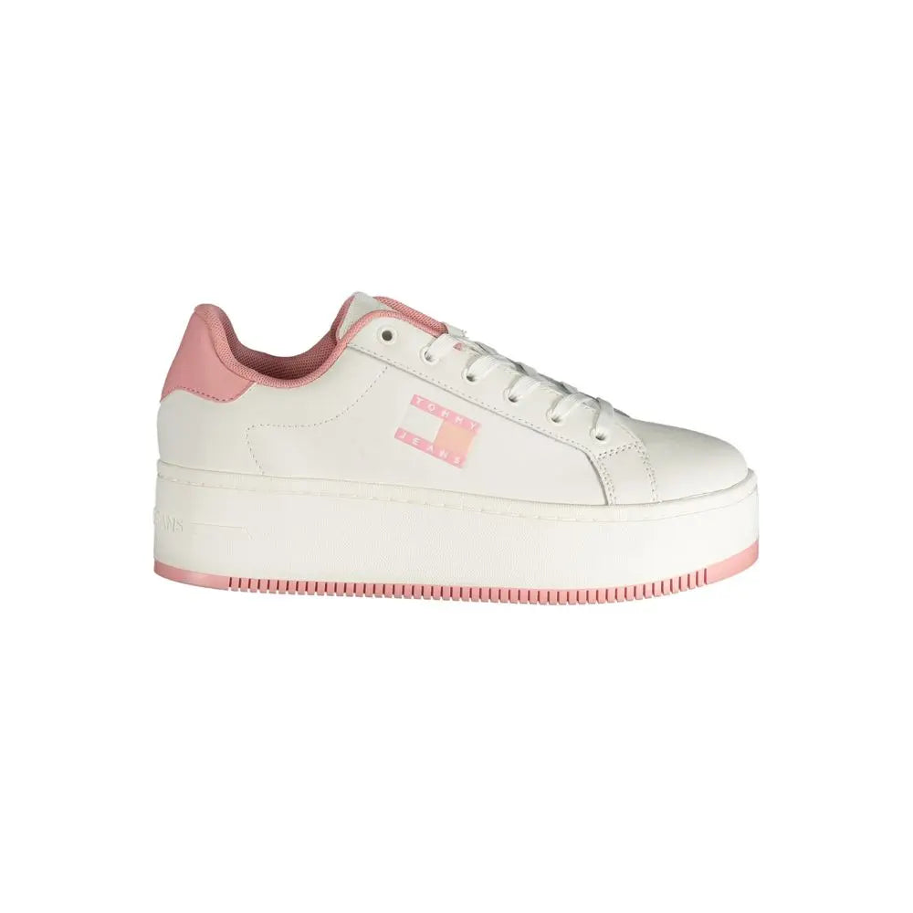 Tommy Hilfiger Rosa Polyester Sneaker Tommy Hilfiger