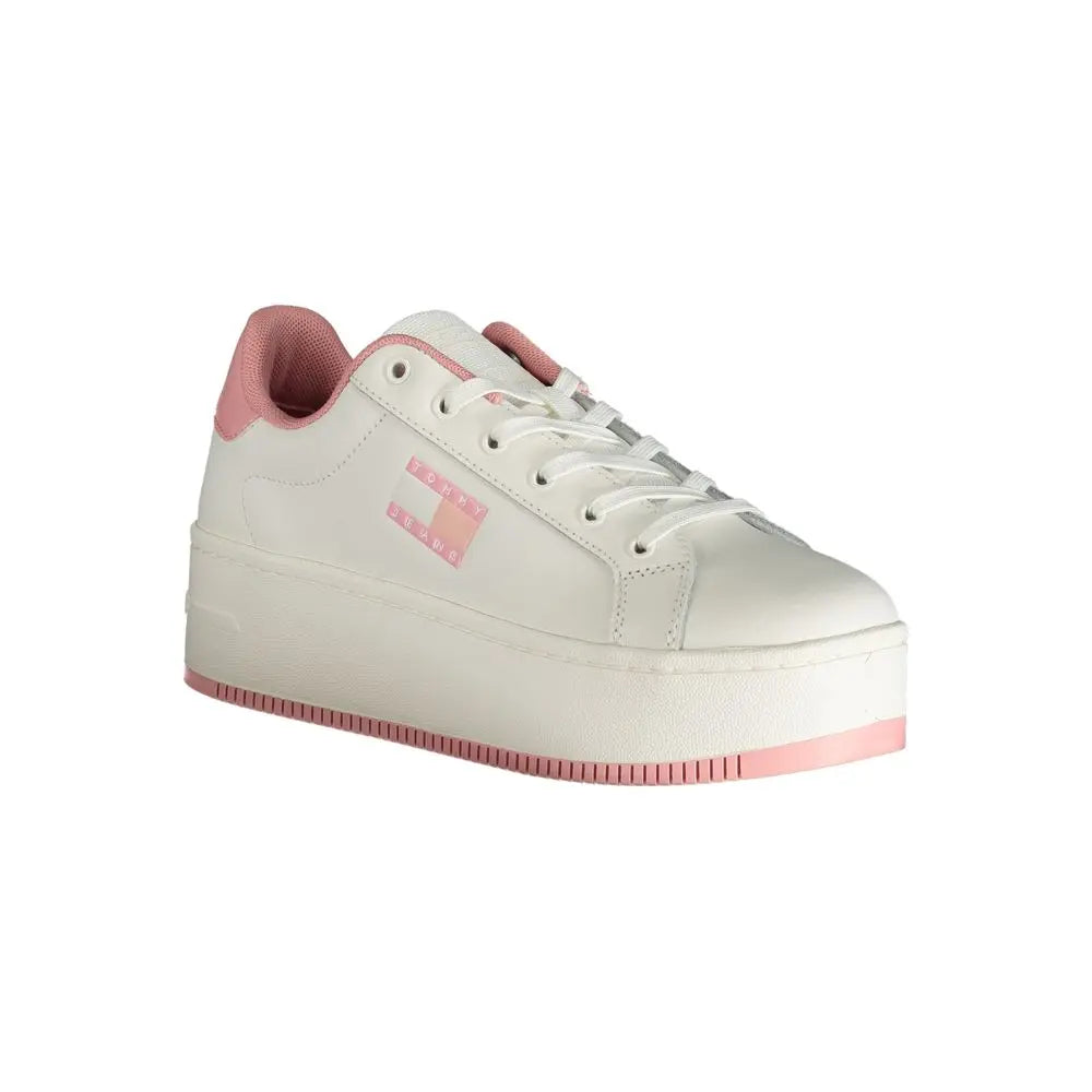 Tommy Hilfiger Rosa Polyester Sneaker Tommy Hilfiger
