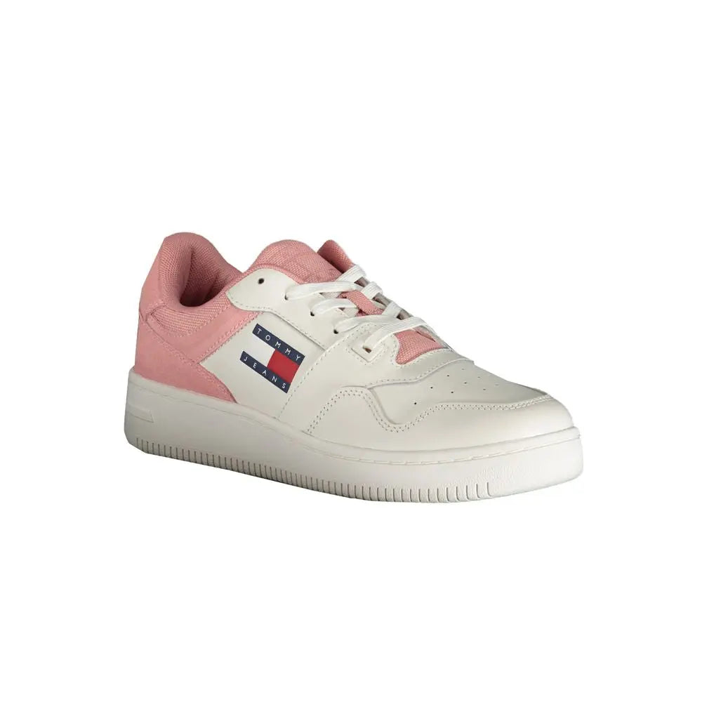 Tommy Hilfiger Rosa Polyester Sneaker Tommy Hilfiger