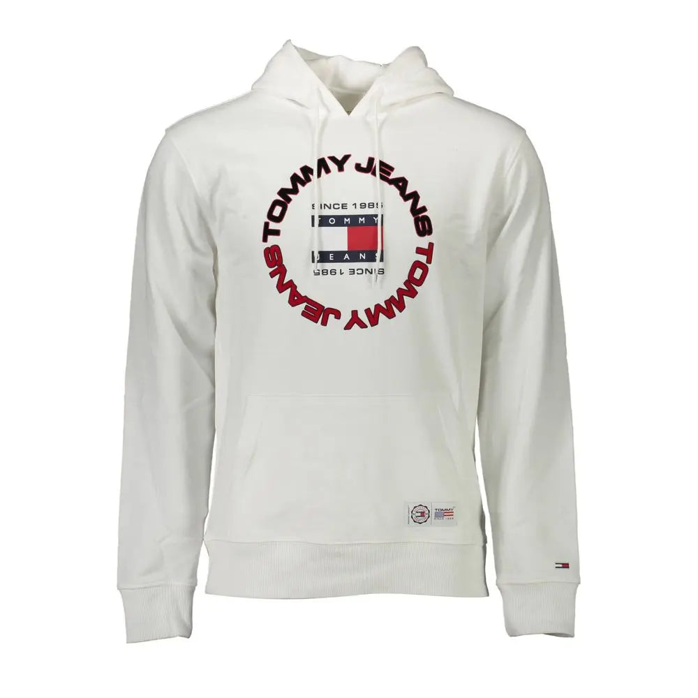 Tommy Hilfiger Weißer Baumwollpullover für Männer Tommy Hilfiger