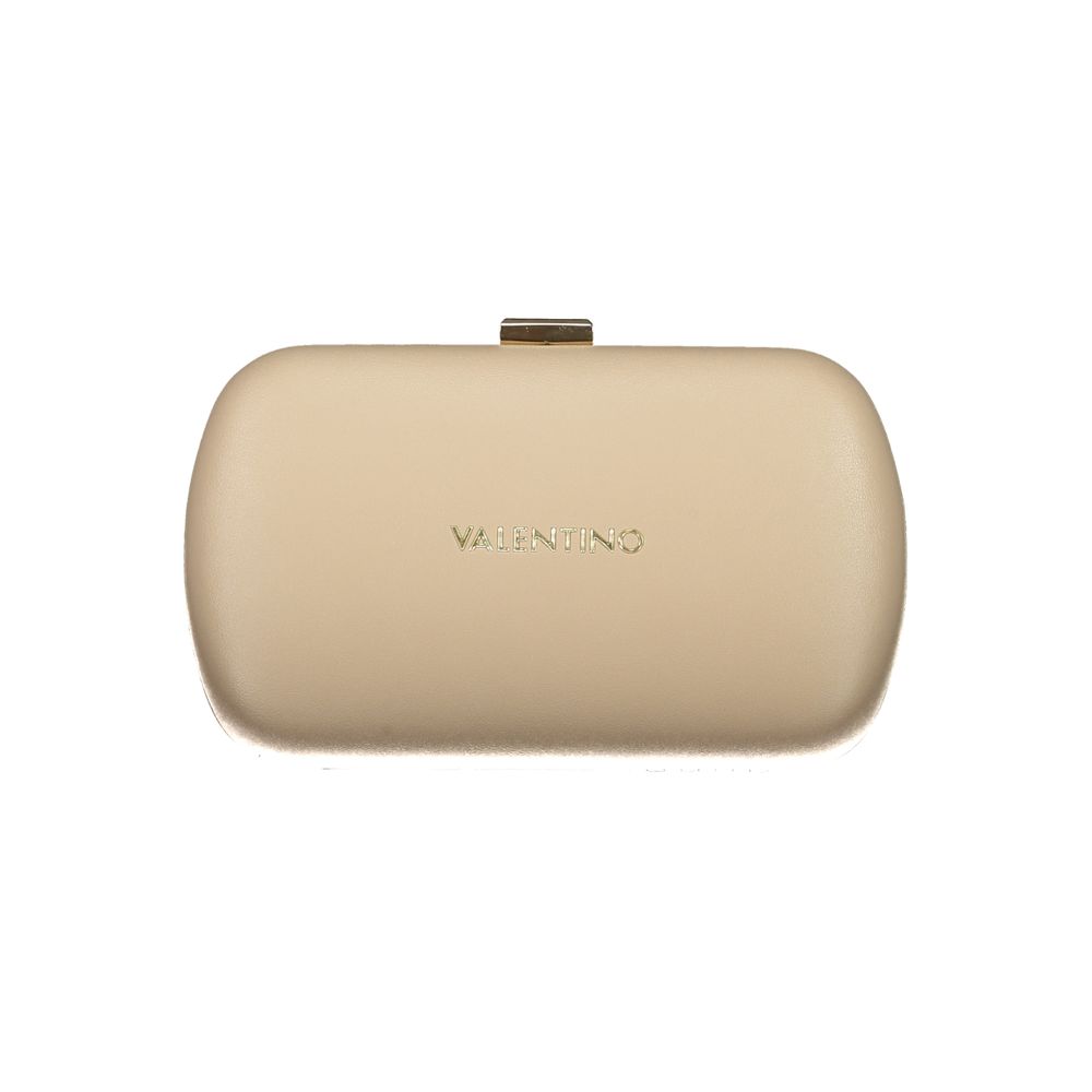 Mario Valentino Beigefarbene Polyethylen-Handtasche