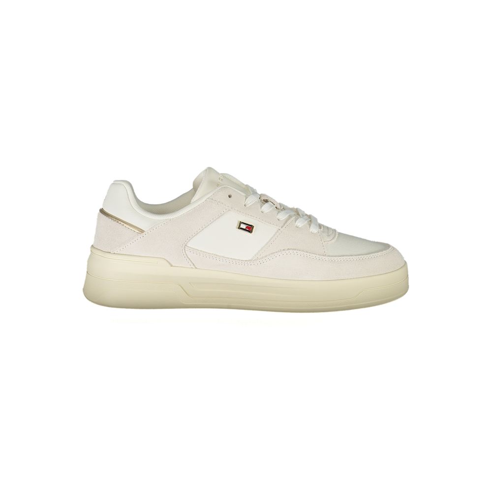 Tommy Hilfiger Weißer Polyester-Sneaker