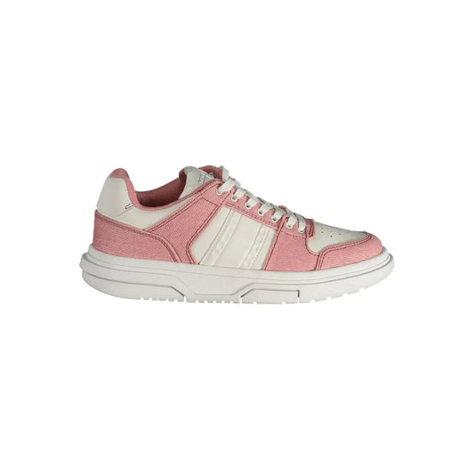 Tommy Hilfiger Rosa Polyester Sneaker Tommy Hilfiger