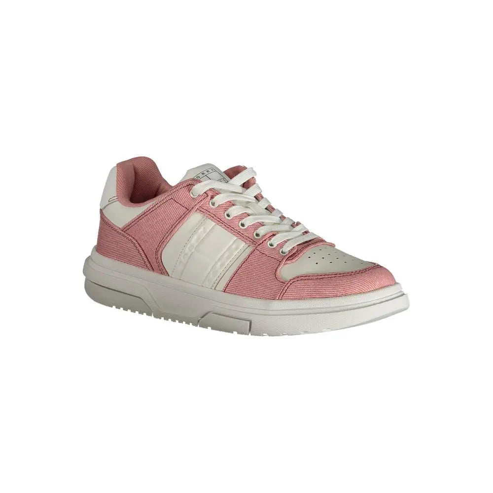 Tommy Hilfiger Rosa Polyester Sneaker Tommy Hilfiger