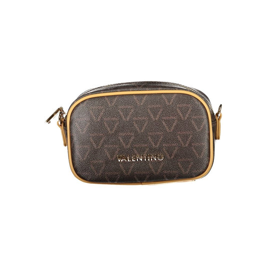 Mario Valentino Braune Polyethylen-Handtasche