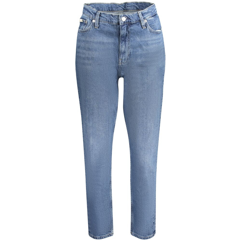 Calvin Klein Blaue Baumwoll-Jeans aus Denim