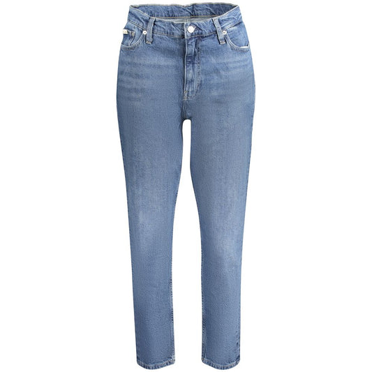 Calvin Klein Blaue Baumwoll-Jeans aus Denim