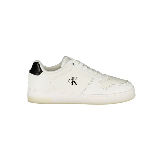 Calvin Klein Weißer Polyester-Sneaker