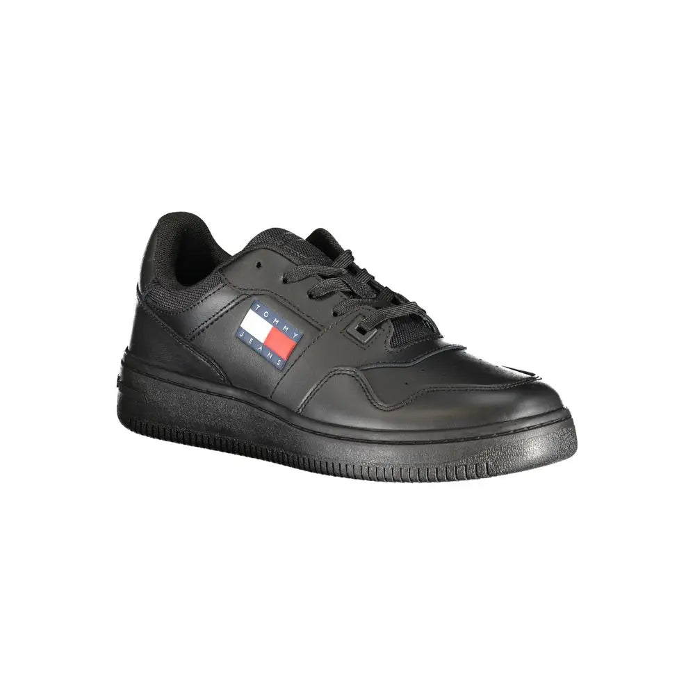 Tommy Hilfiger Schwarzer Polyester Sneaker Tommy Hilfiger