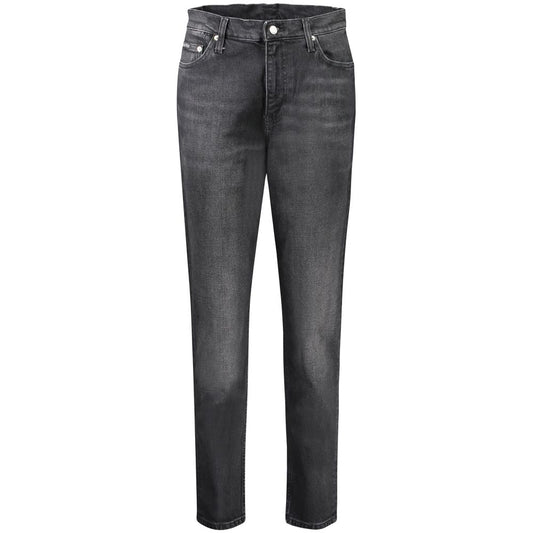Calvin Klein Schwarz Baumwolle Frauen Jeans