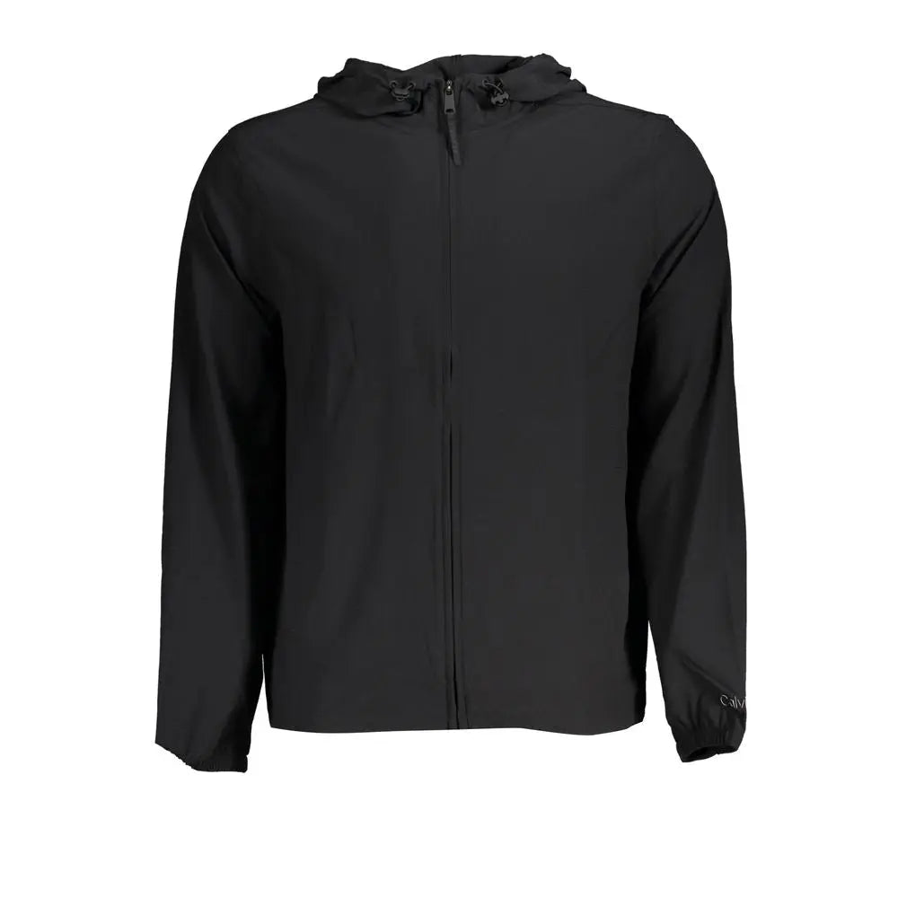 Calvin Klein Schwarze Polyester-Sportjacke für Männer Calvin Klein