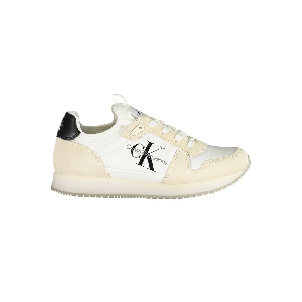 Calvin Klein Weißer Sneaker aus Polyester