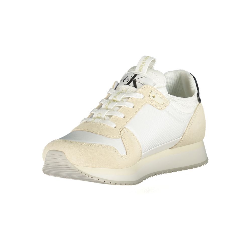 Calvin Klein Weißer Sneaker aus Polyester