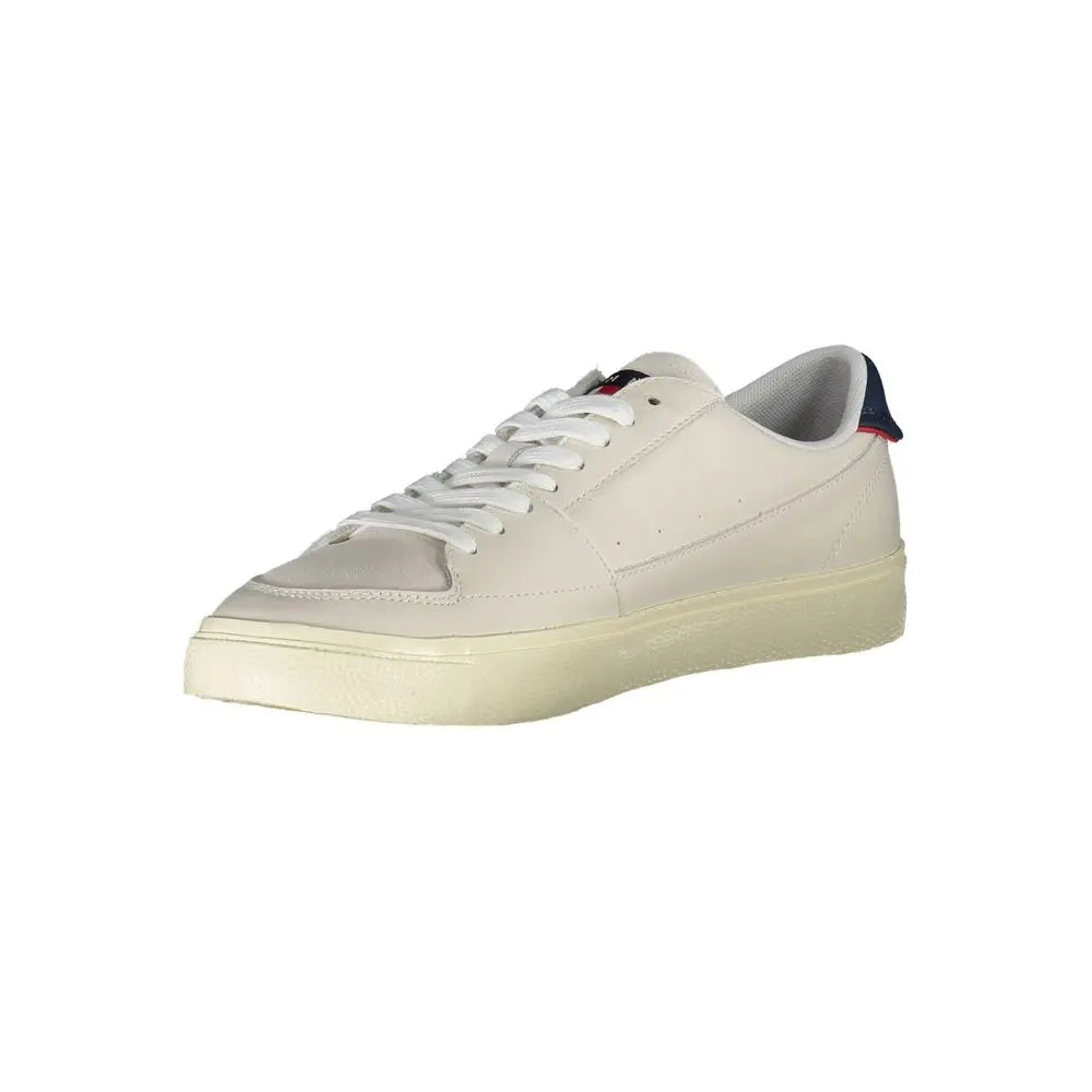 Tommy Hilfiger Weißes Leder Herren Sneaker Tommy Hilfiger