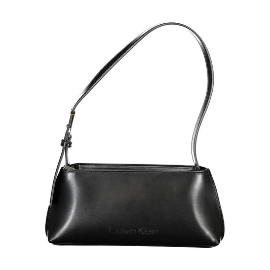 Calvin Klein Schwarze Polyester-Handtasche