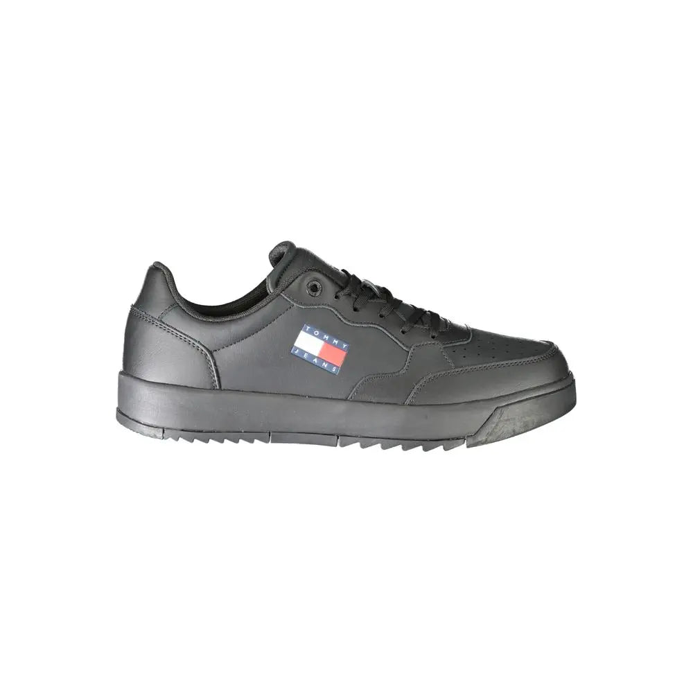 Tommy Hilfiger Schwarzer Polyethylen Herren Sneaker Tommy Hilfiger