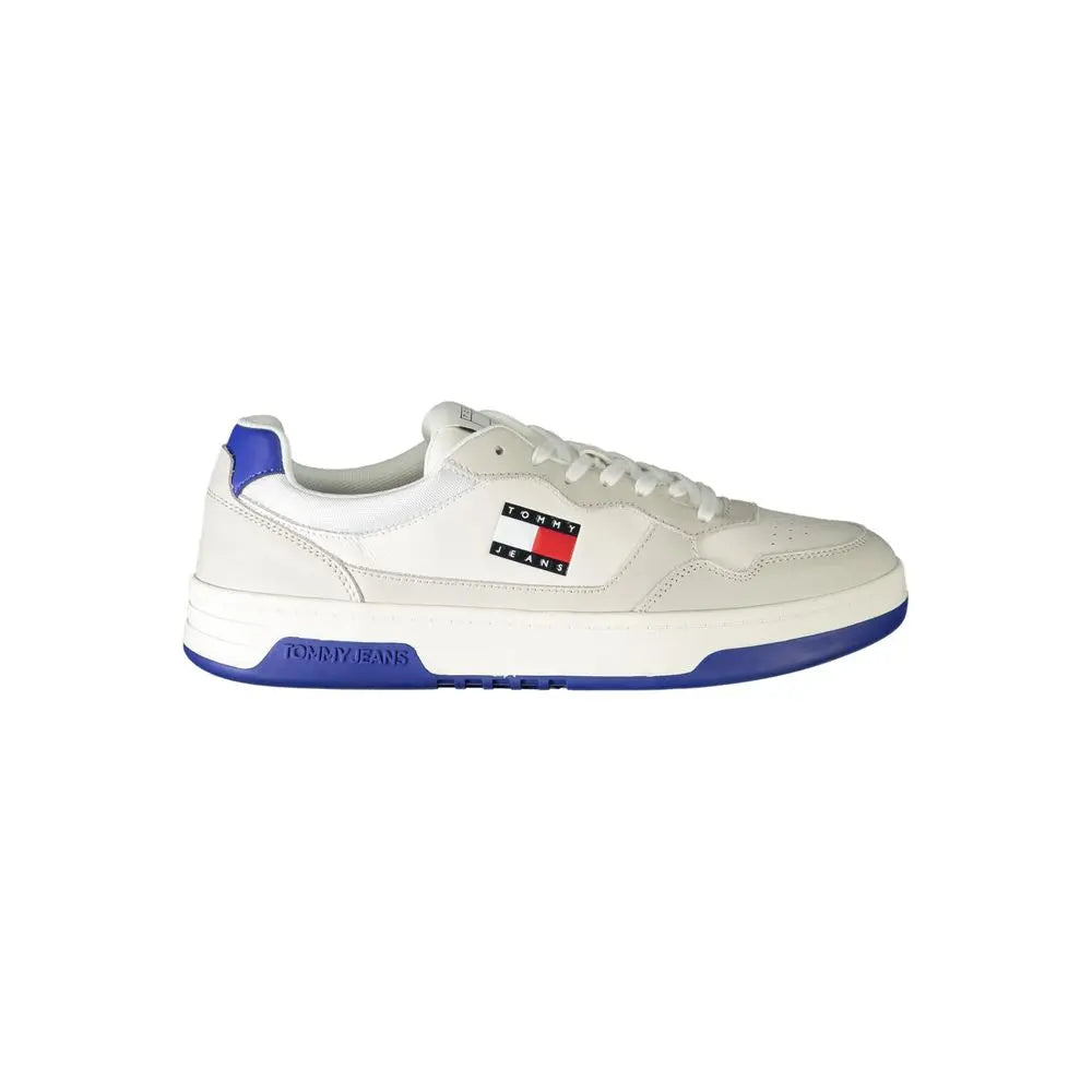 Tommy Hilfiger Weißes Leder Herren Sneaker Tommy Hilfiger